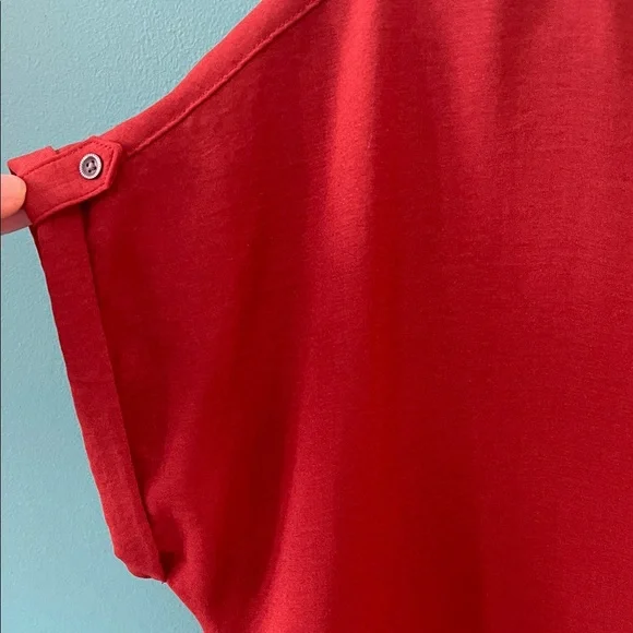 Maurices Deep Red Blouse - Picture 2 of 6